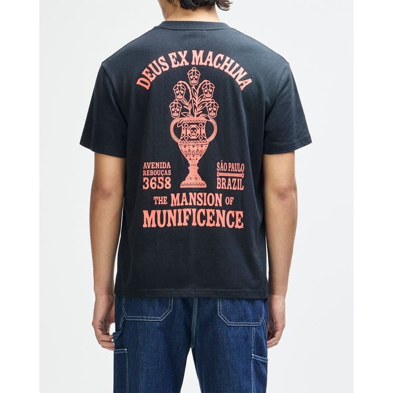 Deus Ex Machina Sao Paulo Ceramic Tee Black