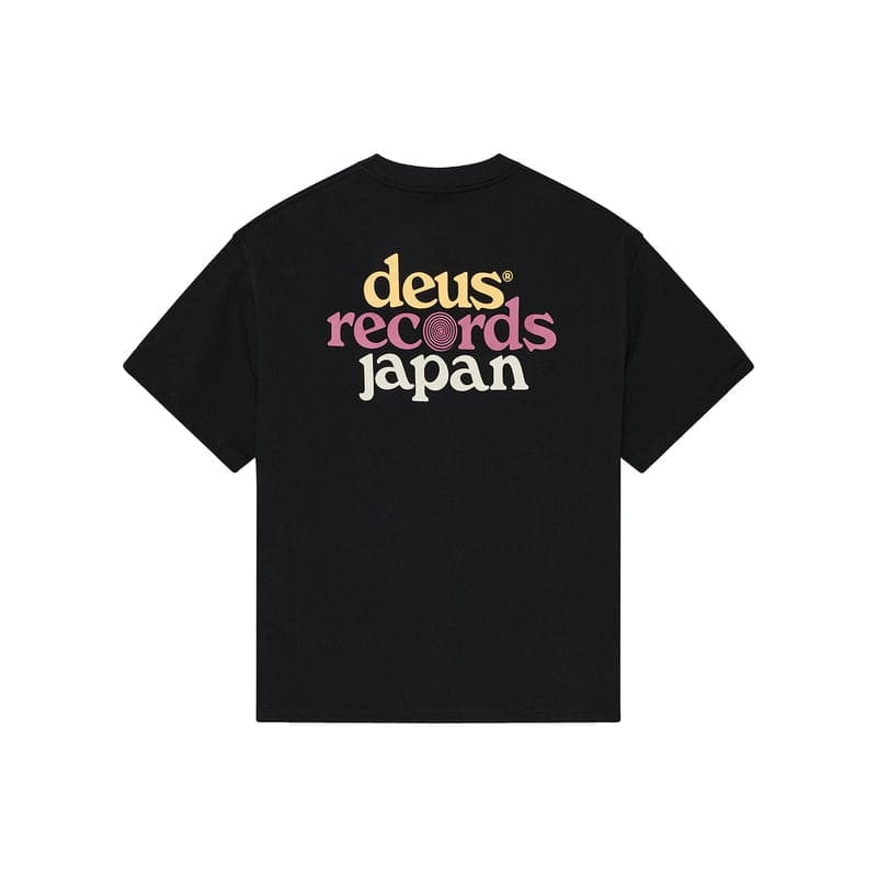 Deus Ex Machina Strata OS Tee Black Pink Orange