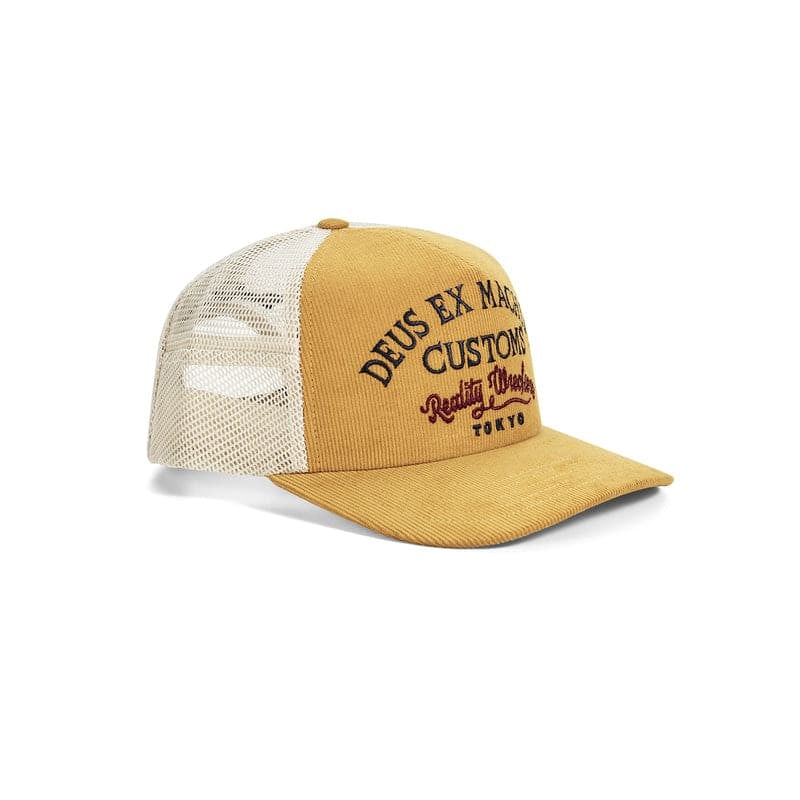 Deus Ex Machina Marsden Trucker Cap Radiant Yellow