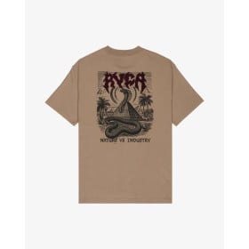 RVCA COBRA EMPIRE TEE KHAKI