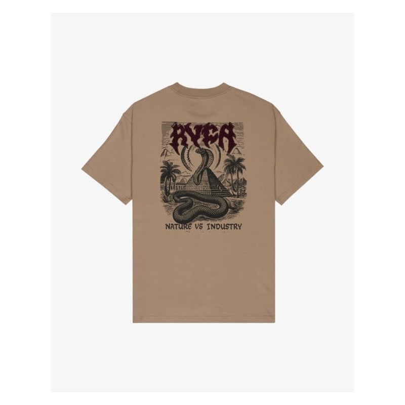 RVCA Cobra Empire Tee Khaki | T-Shirt Americana