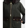Barbour Carville Wax Jacket Olive | Veste Femme