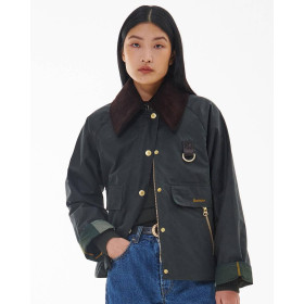 BARBOUR CATTON WAX JACKET SAGE