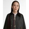 Barbour Patchwork Transport Wax Jacket Sage Multi | Femme