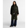 Barbour Kirklees Checked Wax Jacket Olive | Veste Femme