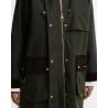 Barbour Kirklees Checked Wax Jacket Olive | Veste Femme