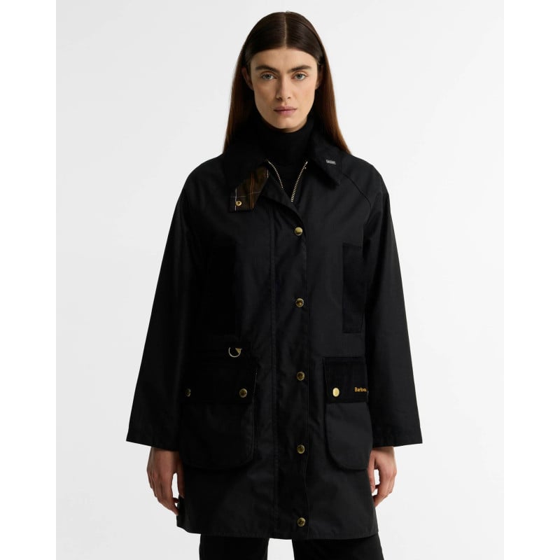 Barbour Icons Modern Beaufort Wax Jacket Black | Femme