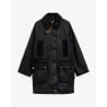 Barbour Icons Modern Beaufort Wax Jacket Black | Femme
