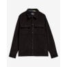 Barbour Tartan Trimmed Cord Overshirt Olive | Surchemise Hiver