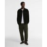 Barbour Tartan Trimmed Cord Overshirt Olive | Surchemise Hiver