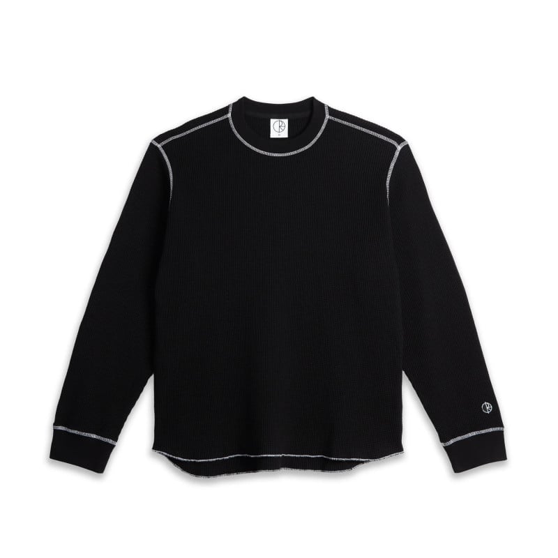 POLAR SKATE.CO DYLAN LS BLACK WHITE