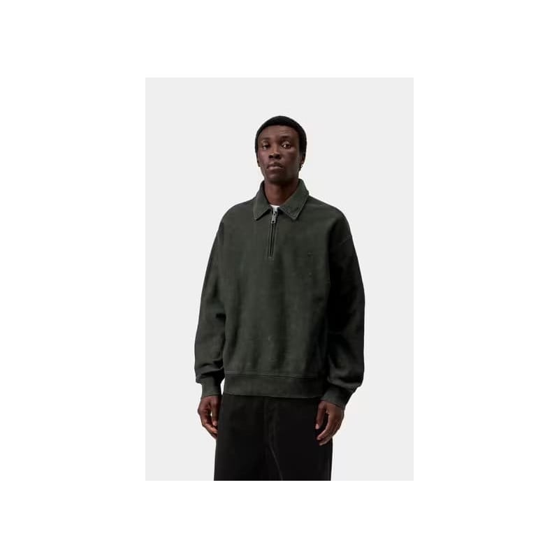Carhartt WIP Lambert Polo Sweat Raven | Streetwear Unisexe