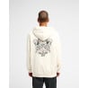 RVCA BALANCE HOOD ZIP  BLANC SLB