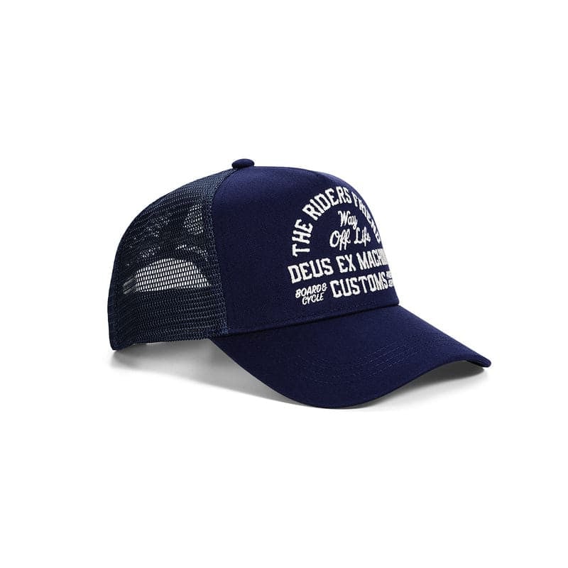 Deus Ex Machina Shook Ones Trucker Mechanic Blue | Motor Heritage