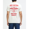 Deus Ex Machina Cutaway Tee Vintage White | T-Shirt Workwear Homme