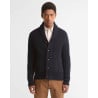 Barbour Hartland Shawl Neck Cardigan Navy | Maille Homme