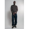 Pull Aris Marron Nitto Knitwear | Made in France