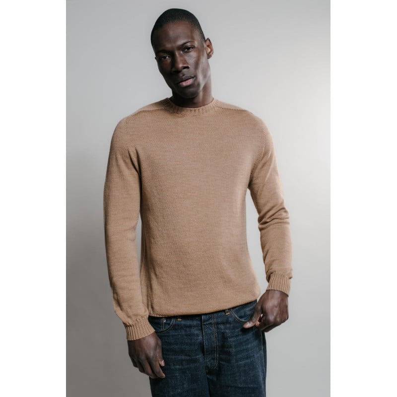 Pull Aris Camel Nitto Knitwear | Made in France
