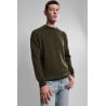 Pull Aris Kaki Nitto Knitwear | Made in France