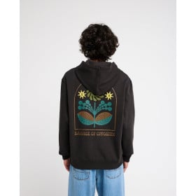 RVCA IRIS HOODIE PIRATE BLACK