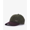 Barbour Clyde Cap Brown Olive Plaid | Casquette Homme