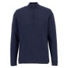 Barbour Essential Tisbury Half Zip Navy | Pull Homme
