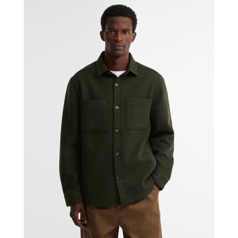 Barbour Marltown Overshirt Sage | Surchemise Homme