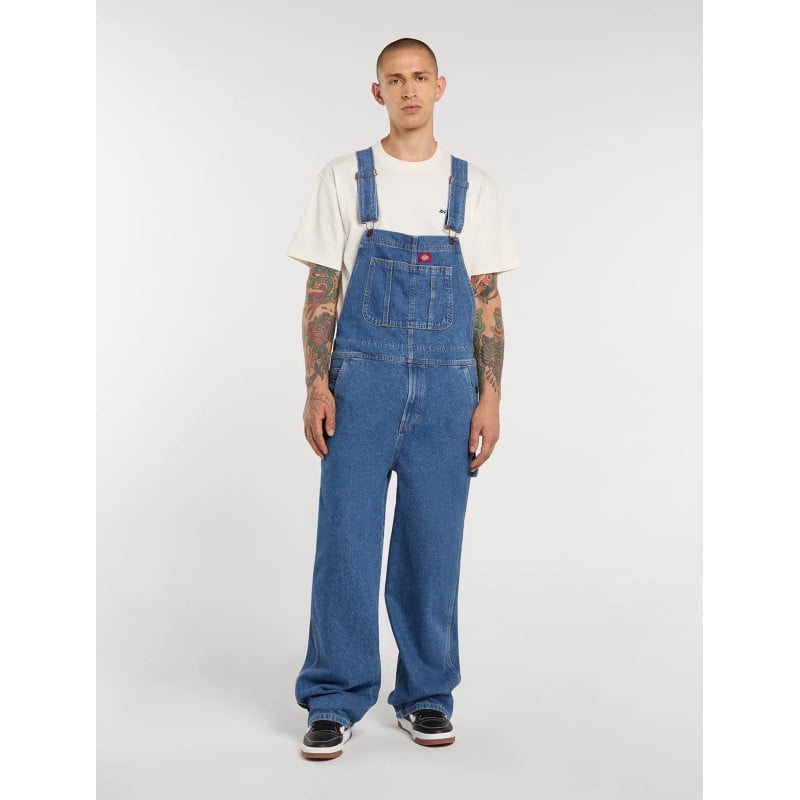 DICKIES BIB OVERALL DENIM CLASSIC BLUE