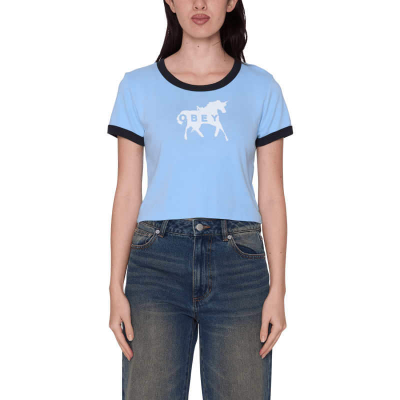 OBEY Unicorn Tee Blue Bell W' | T-Shirt Femme