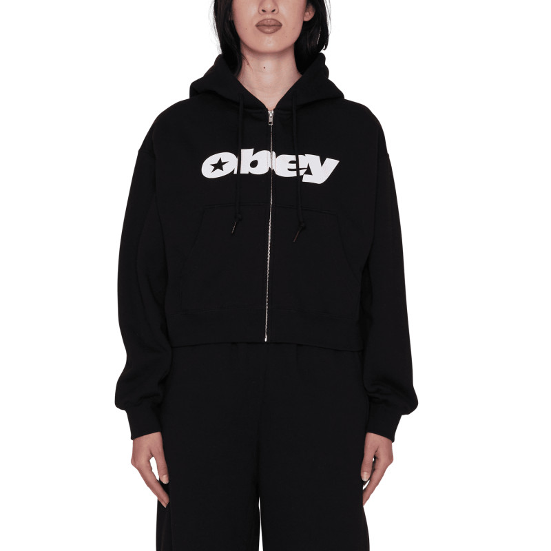 OBEY Speed Star Zip Up Hoodie W' | Sweat Femme