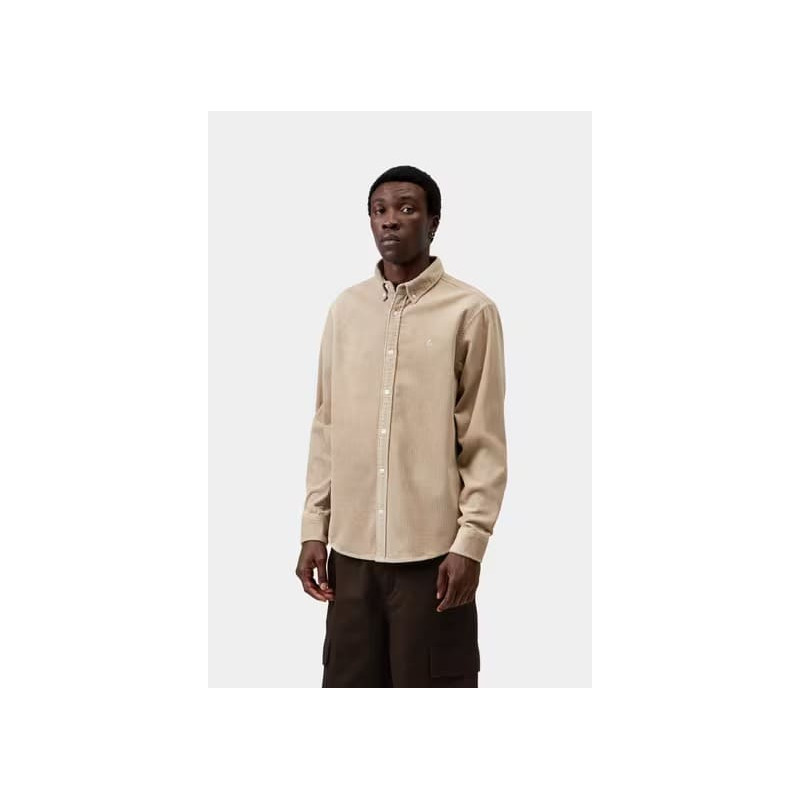 Carhartt Madison Cord Shirt Wall – Chemise Velours Homme