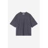 T-Shirt Carhartt WIP S/S Lambert (Dark Navy Moon Wash) | Coupe Boxy