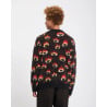 VOLCOM FA OZZY SWEATER EYES BLACK