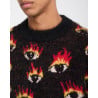 VOLCOM FA OZZY SWEATER EYES BLACK