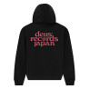 T-shirt à capuche Deus Ex Machina Strata Black Red – Hoodie streetwear premium