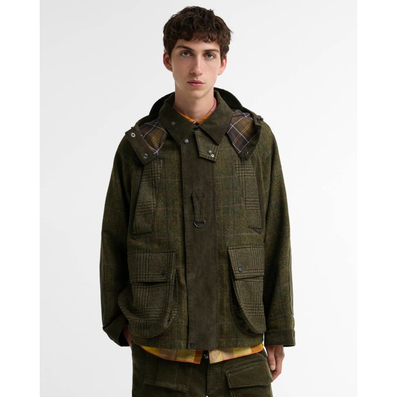 Barbour x Norbit Wool Jacket Olive – Édition Limitée