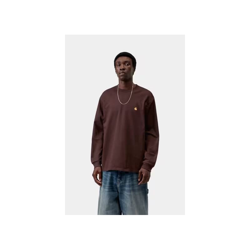 Carhartt L/S Chase Tee Palisander Gold | T-Shirt Streetwear