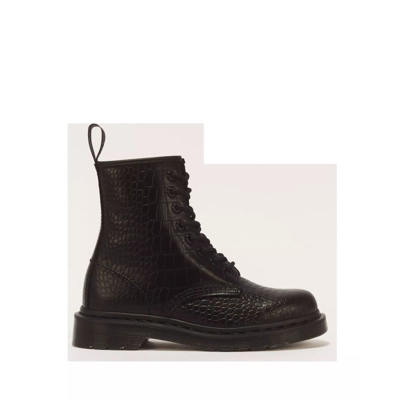 Dr. Martens 1460 Black Atlas Croc Emboss | Bottes Mix