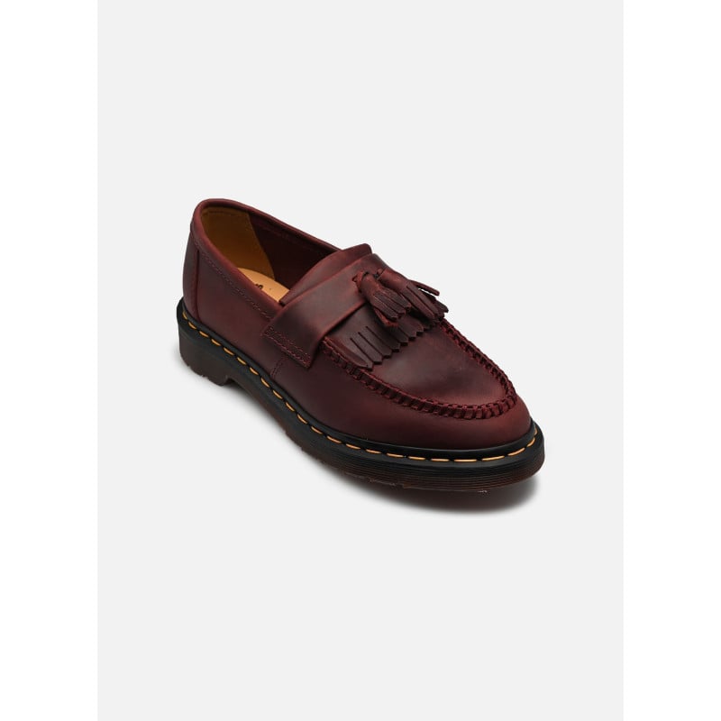 Dr. Martens Adrian Cherry Red Crazy Horse | Mocassins