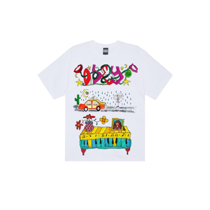 OBEY Taxi Tee White – T-shirt blanc streetwear homme