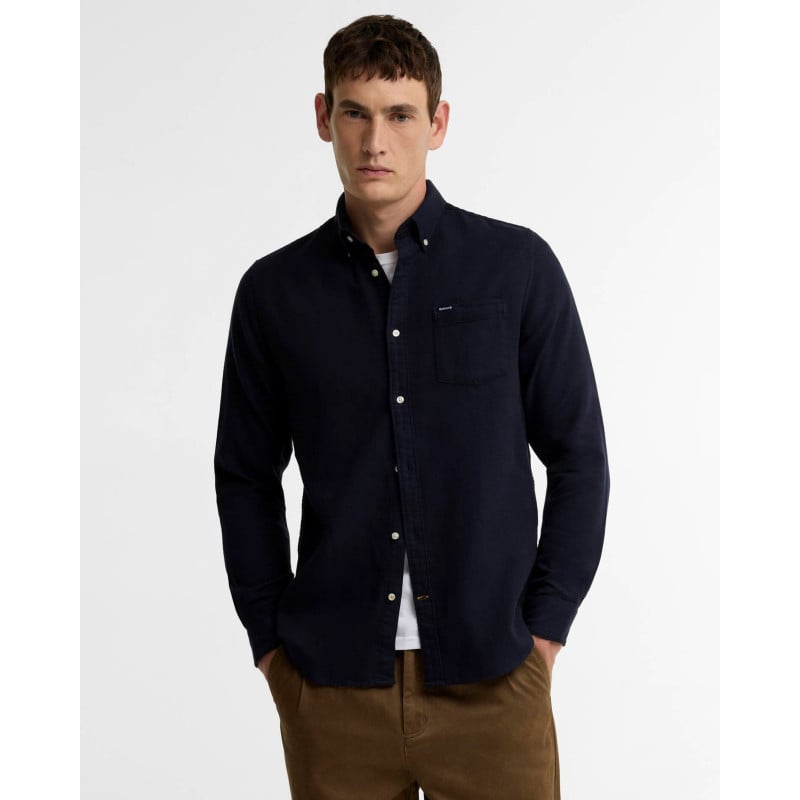 Barbour Buckley Chemise Herringbone Navy