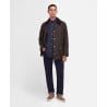 Barbour Ashby Jacket Olive – Veste Homme en Coton Ciré Imperméable