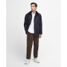 Veste Barbour Ashby Navy – Coton Ciré Intemporel pour Homme
