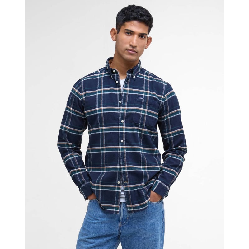Barbour Ronan Inky Blue | Chemise Homme Premium