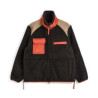 TAION 102 LV Fleece High Neck Jacket Dark Choco Crazy