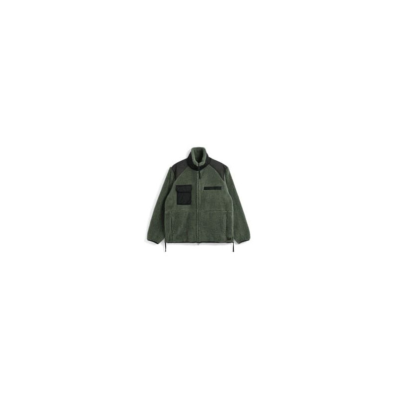 TAION 102 LV Fleece High Neck Jacket Olive Crazy