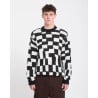 VOLCOM FA CARRAU SWEATER CHECK BLK