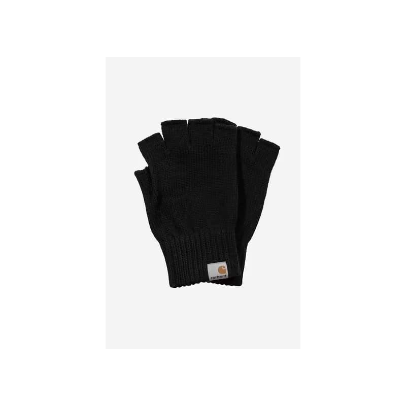 Carhartt WIP Mitten Gloves Black – Moufles en Maille