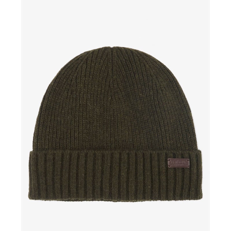 Barbour Carlton Beanie Dark Green – Bonnet Vert Foncé