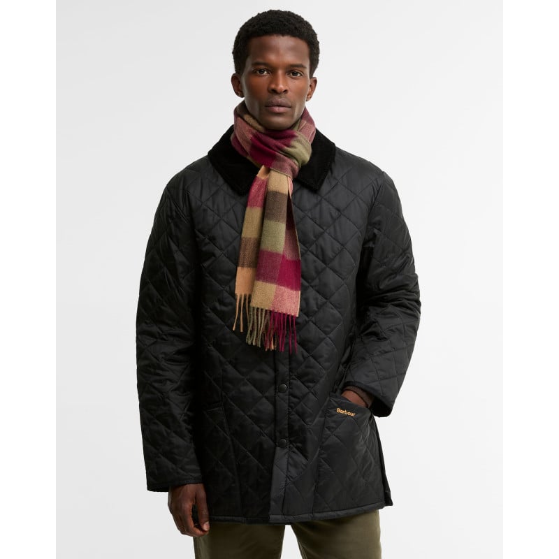 Écharpe Barbour Tattersall en Laine d’Agneau – Couleur Tawny Port